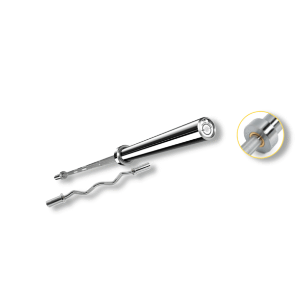 NB Olympic Bar With Brass Bush | Premium Nickel Coated Barbell