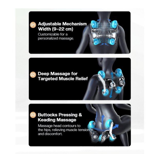 NB  L39MAX - Smart Massage Chair | Zero Gravity, SL Track, 3D Massage