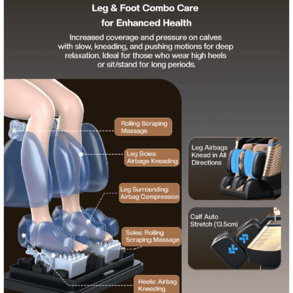 NB  L39MAX - Smart Massage Chair | Zero Gravity, SL Track, 3D Massage