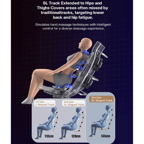NB  L39MAX - Smart Massage Chair | Zero Gravity, SL Track, 3D Massage