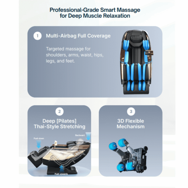 NB  L39MAX - Smart Massage Chair | Zero Gravity, SL Track, 3D Massage