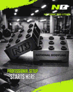 NB Iconic Rod Stand – 9 Rod Heavy Duty Barbell Storage