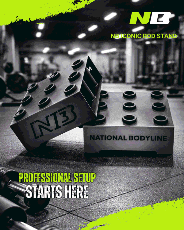 NB Iconic Rod Stand – 9 Rod Heavy Duty Barbell Storage